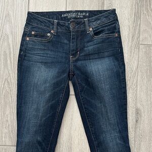 American Eagle Outfitters Women's Deep Indigo Skinny Jeans